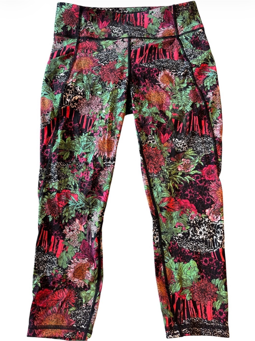 Lululemon Vibrant Floral Print Leggings